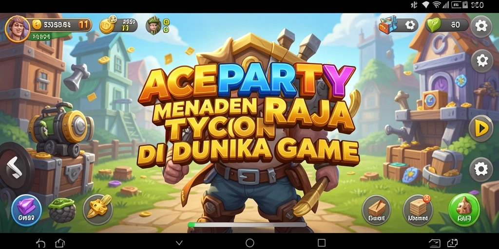 Tampilan gameplay Tycoon ACEPARTY yang penuh strategi dan kesenangan.