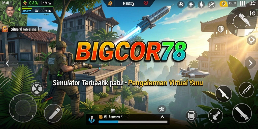 Tampilan gameplay <strong>BIGCOR78</strong> yang memukau dan mendetail dalam simulasi.