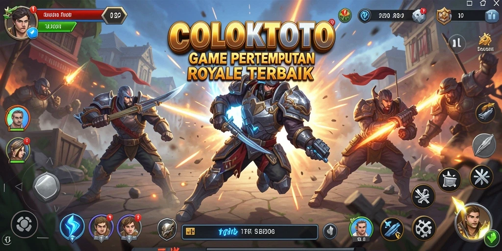 Gameplay seru COLOKTOTO dengan aksi Battle Royale intens.