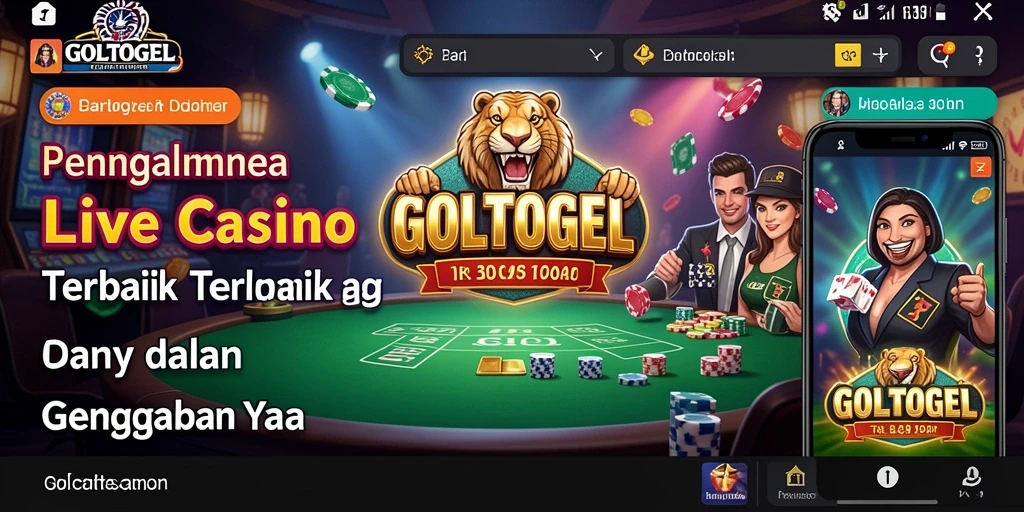 Gameplay Live Casino yang seru dan menarik di GOLTOGEL.