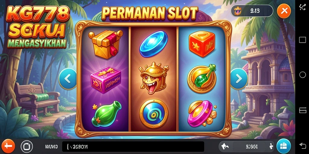Tampilan permainan Slot KG778 yang menarik dan interaktif.