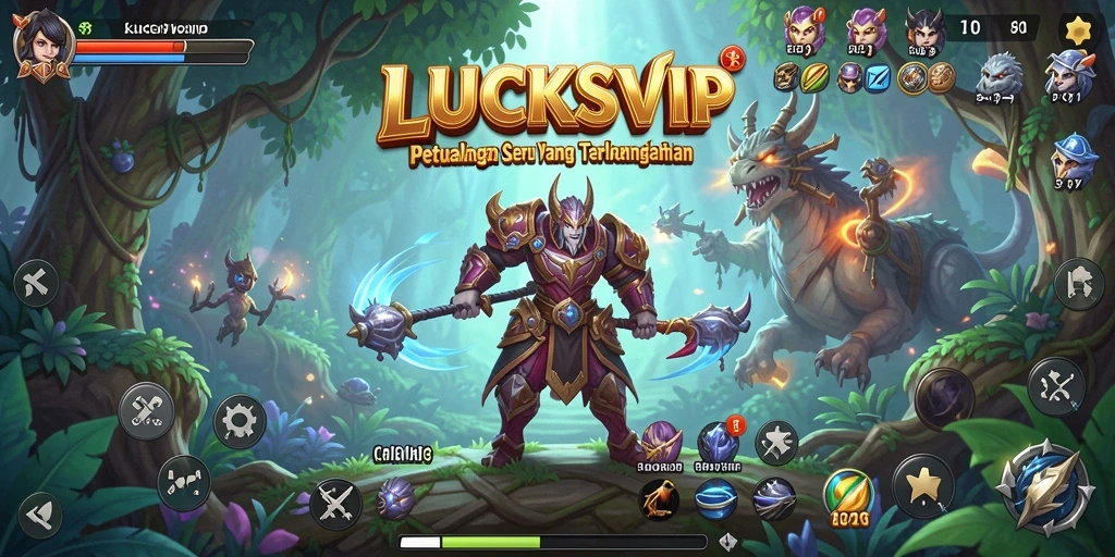 Screenshot gameplay <strong>LUCKSVIP</strong> yang menunjukkan petualangan menegangkan.