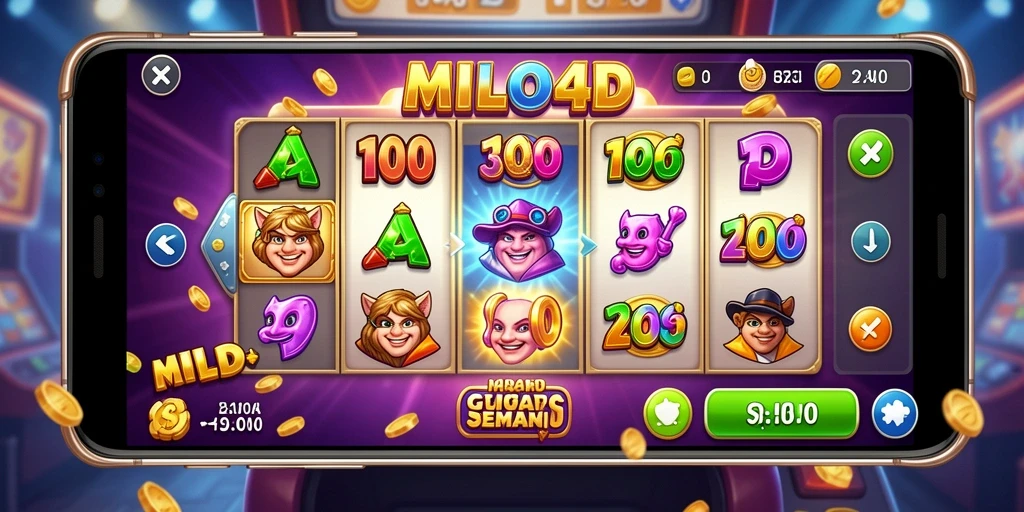Tampilan gameplay <strong>MILO4D</strong> yang seru dan menarik.