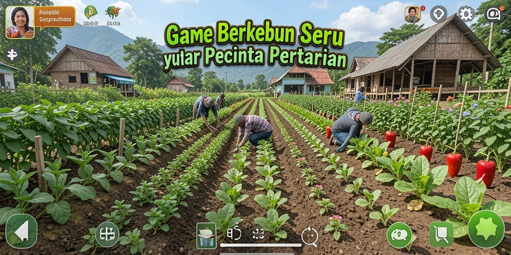 Gameplay PP7 yang menarik dengan pengelolaan pertanian.