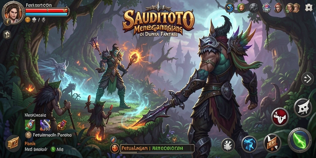 Screenshot gameplay SAUDITOTO menampilkan aksi seru dan petualangan epik.